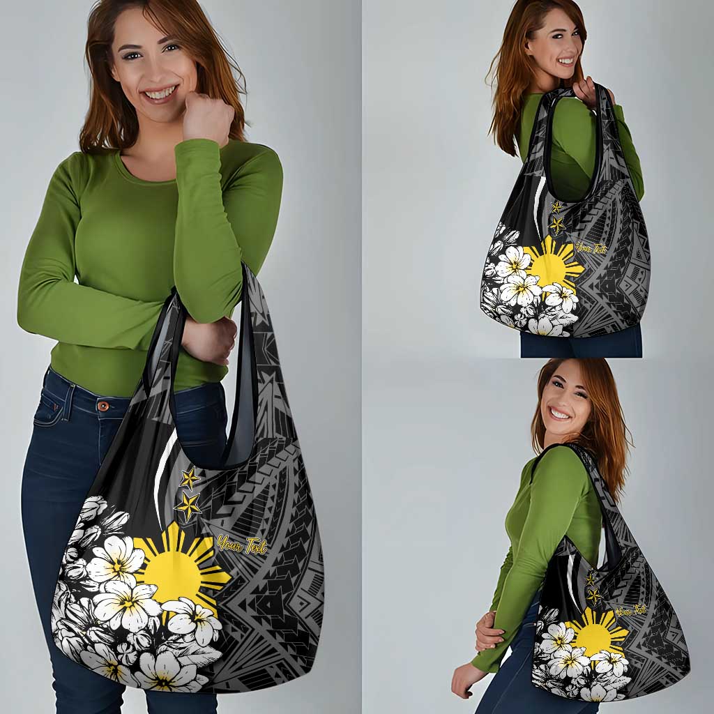 Philippines Sampaguita Personalised Grocery Bag Women's Day