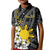 Philippines Sampaguita Personalised Kid Polo Shirt Women's Day LT7 Kid Black - Polynesian Pride