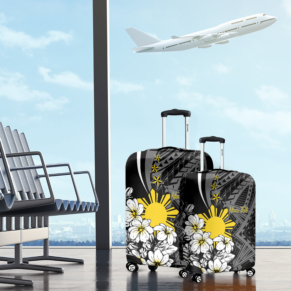 Philippines Sampaguita Personalised Luggage Cover Women's Day