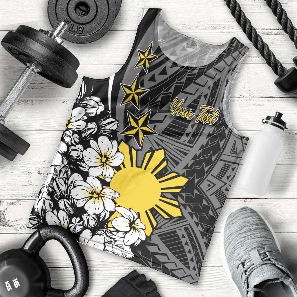 Philippines Sampaguita Personalised Men Tank Top Women's Day LT7 - Polynesian Pride