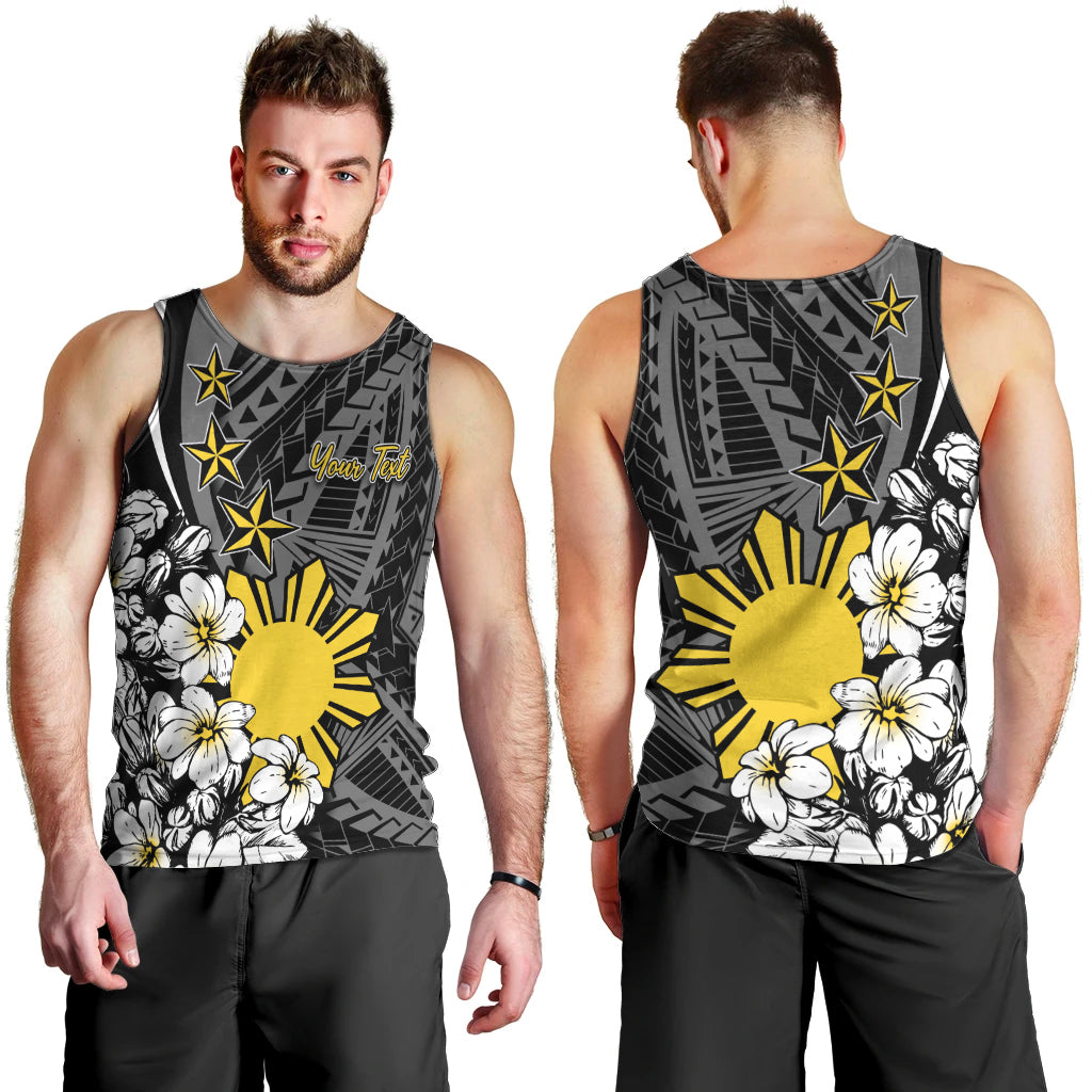 Philippines Sampaguita Personalised Men Tank Top Women's Day LT7 - Polynesian Pride