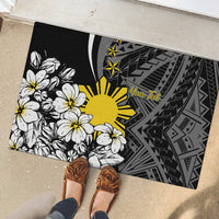 Philippines Sampaguita Personalised Rubber Doormat Women's Day
