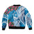 Hafa Adai Guam Bomber Jacket Crystal Waves