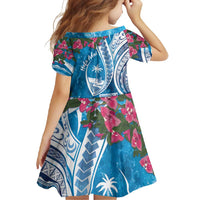 Hafa Adai Guam Family Matching Off Shoulder Maxi Dress and Hawaiian Shirt Crystal Waves