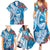 Hafa Adai Guam Family Matching Summer Maxi Dress and Hawaiian Shirt Crystal Waves