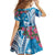 Hafa Adai Guam Family Matching Tank Maxi Dress and Hawaiian Shirt Crystal Waves