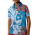 Hafa Adai Guam Kid Polo Shirt Crystal Waves