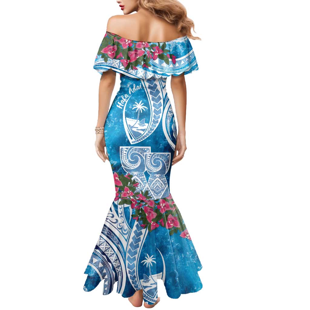 Hafa Adai Guam Mermaid Dress Crystal Waves
