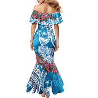 Hafa Adai Guam Mermaid Dress Crystal Waves