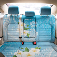 Personalized Guam Chamorro Back Car Seat Cover Turtles and Guasali Flowers