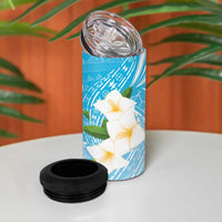Personalized Guam Chamorro 4 in 1 Can Cooler Tumbler Turtles and Guasali Flowers