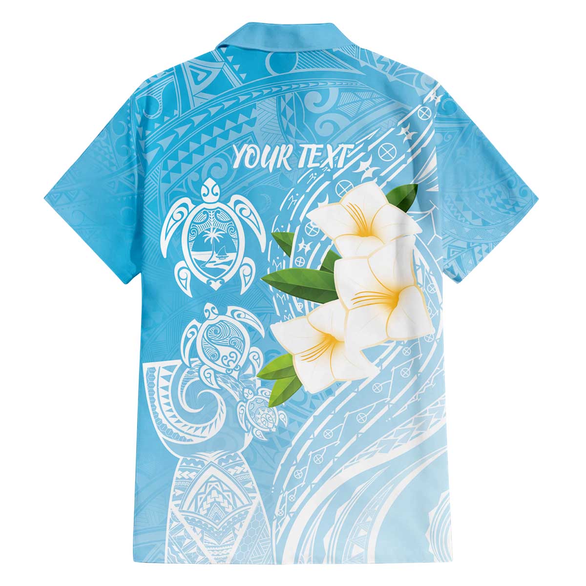Personalized Guam Chamorro Family Matching Off The Shoulder Long Sleeve Dress and Hawaiian Shirt Turtles and Guasali Flowers