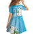 Personalized Guam Chamorro Family Matching Summer Maxi Dress and Hawaiian Shirt Turtles and Guasali Flowers