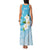 Personalized Guam Chamorro Family Matching Tank Maxi Dress and Hawaiian Shirt Turtles and Guasali Flowers