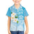 Personalized Guam Chamorro Family Matching Tank Maxi Dress and Hawaiian Shirt Turtles and Guasali Flowers