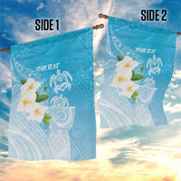 Personalized Guam Chamorro Garden Flag Turtles and Guasali Flowers LT7 - Polynesian Pride