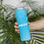 Personalized Guam Chamorro Skinny Tumbler Turtles and Guasali Flowers