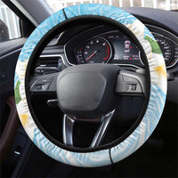 Guam Chamorro Steering Wheel Cover Turtles and Guasali Flowers LT7 - Polynesian Pride