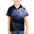 New Zealand Aotearoa Matariki Family Matching Off Shoulder Maxi Dress and Hawaiian Shirt Starry Silver Fern