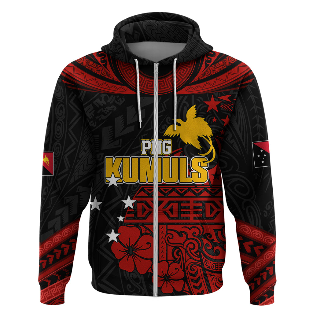 Custom PNG Kumuls Rugby Hoodie Motuan Mix Patterns LT7 - Polynesian Pride