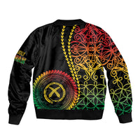 Proudly Ni-Van Sandroing Inspired Classic Style Bomber Jacket LT7 - Polynesian Pride