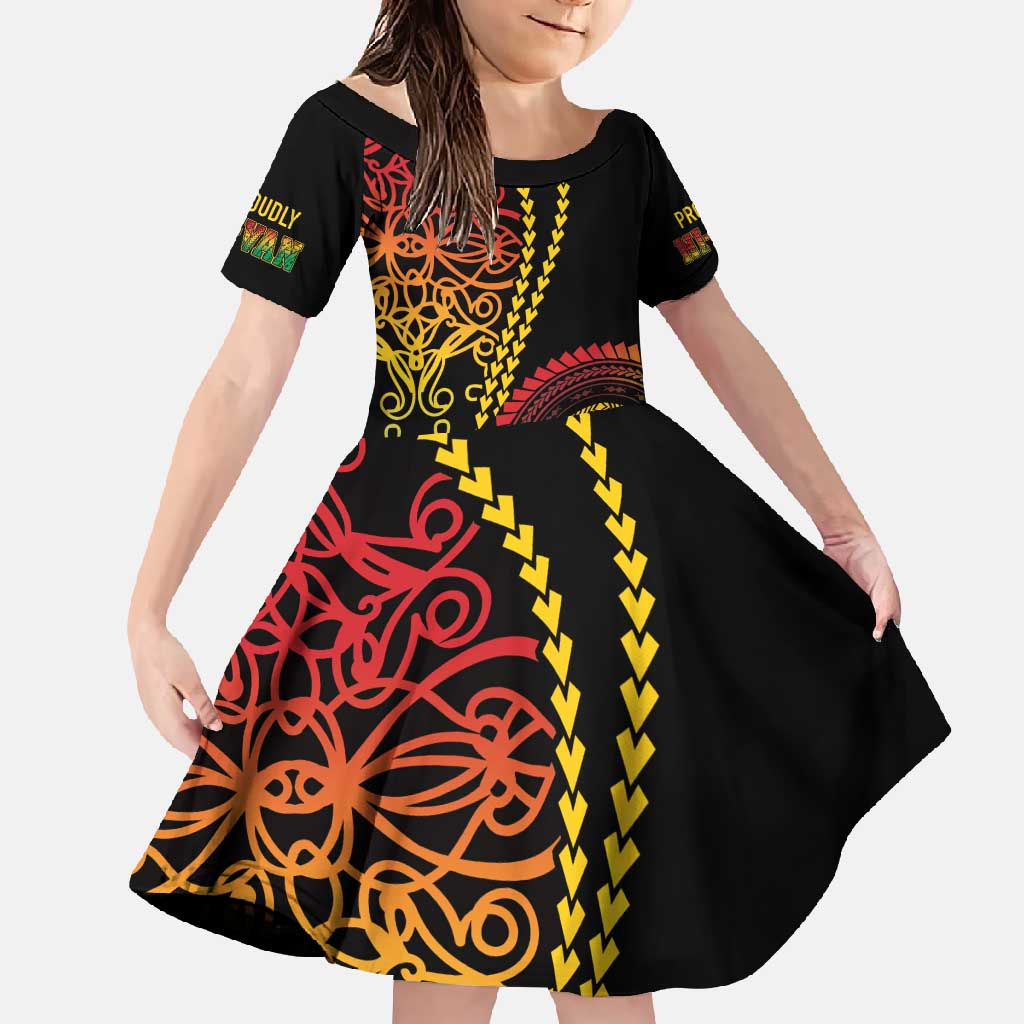 Proudly Ni-Van Sandroing Inspired Classic Style Family Matching Off Shoulder Maxi Dress and Hawaiian Shirt