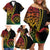 Proudly Ni-Van Sandroing Inspired Classic Style Family Matching Off Shoulder Short Dress and Hawaiian Shirt