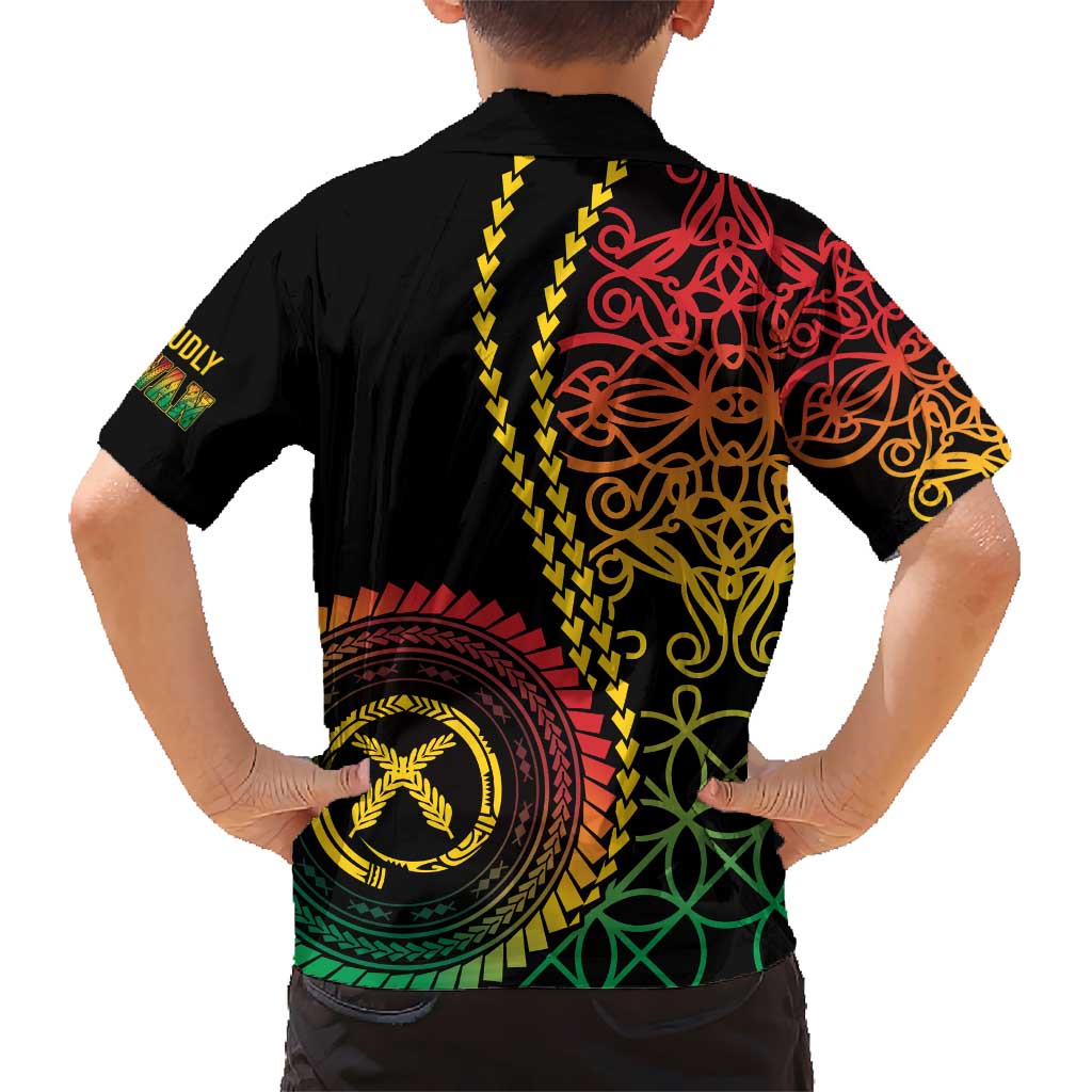 Proudly Ni-Van Sandroing Inspired Classic Style Kid Hawaiian Shirt