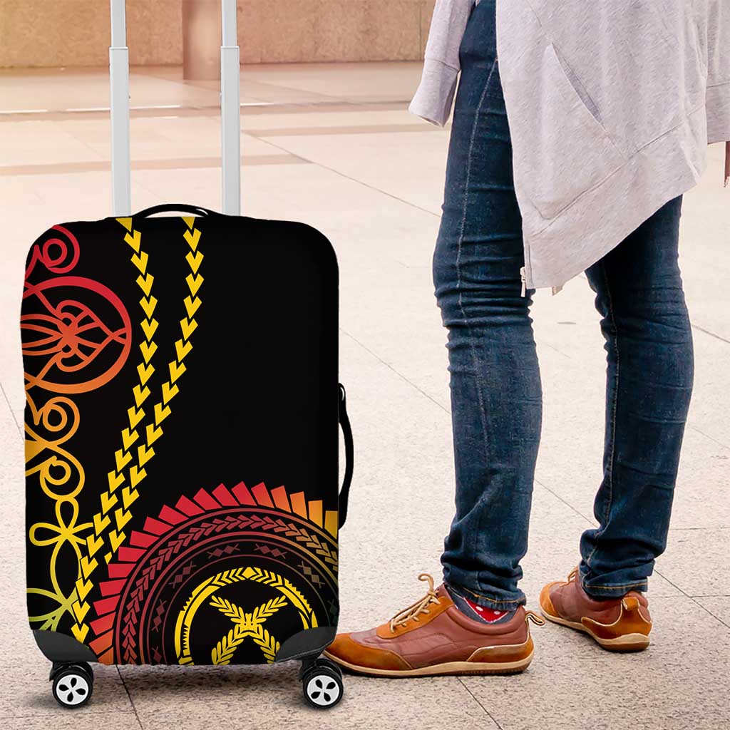 Proudly Ni-Van Sandroing Inspired Classic Style Luggage Cover LT7 Colorful - Polynesian Pride