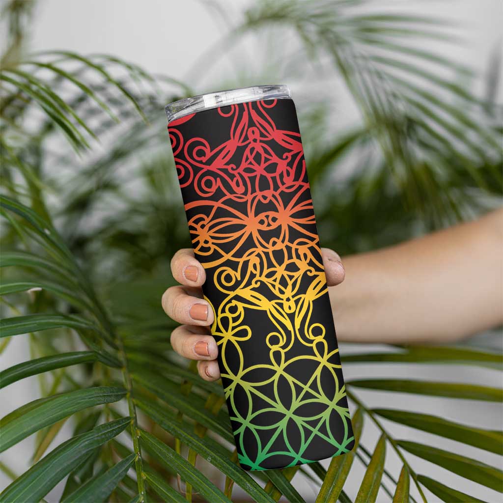 Proudly Ni-Van Sandroing Inspired Classic Style Skinny Tumbler LT7 - Polynesian Pride