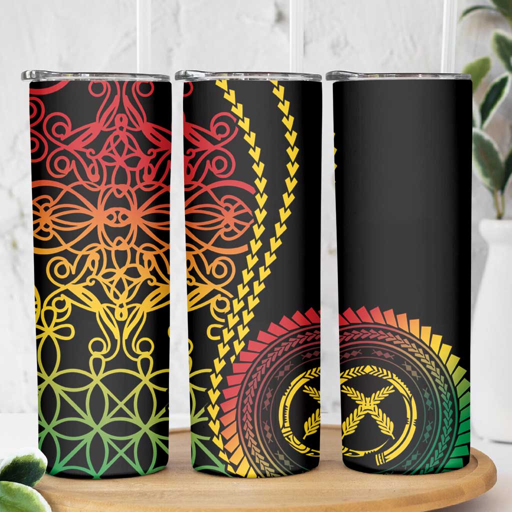 Proudly Ni-Van Sandroing Inspired Classic Style Skinny Tumbler LT7 - Polynesian Pride