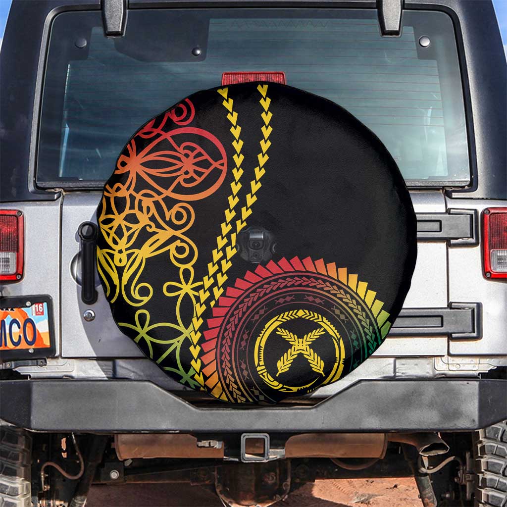 Proudly Ni-Van Sandroing Inspired Classic Style Spare Tire Cover LT7 Colorful - Polynesian Pride