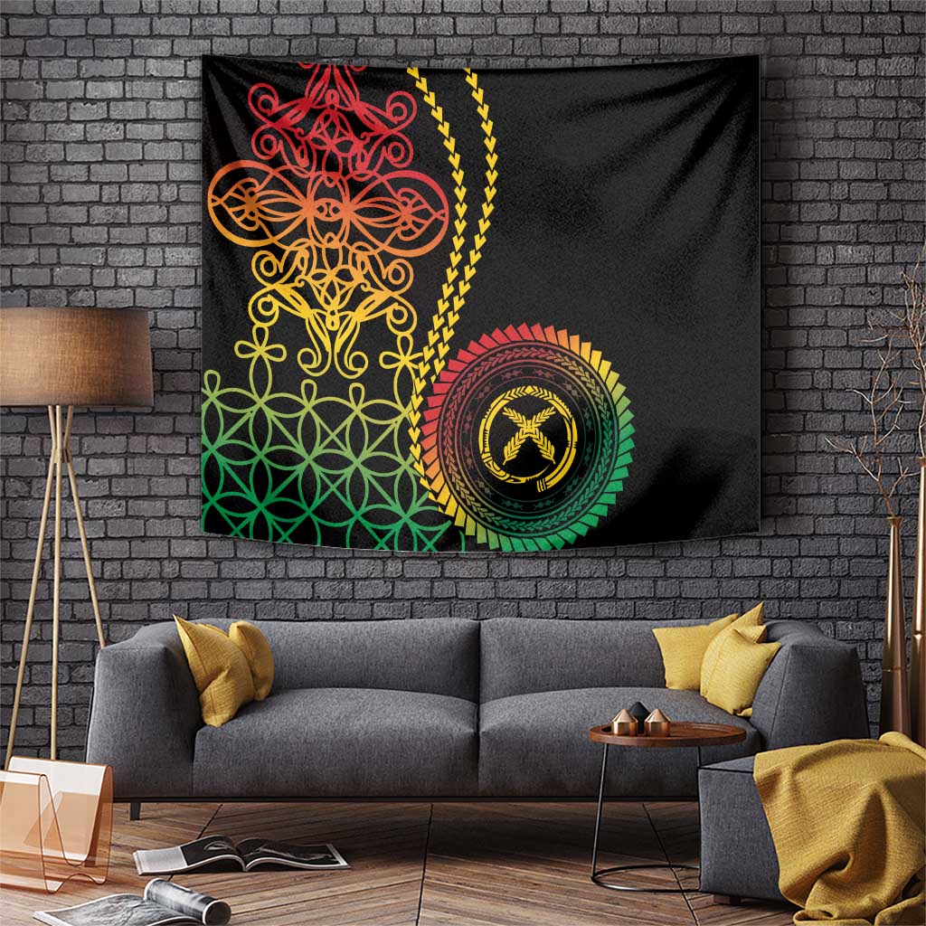 Proudly Ni-Van Sandroing Inspired Classic Style Tapestry LT7 Colorful - Polynesian Pride