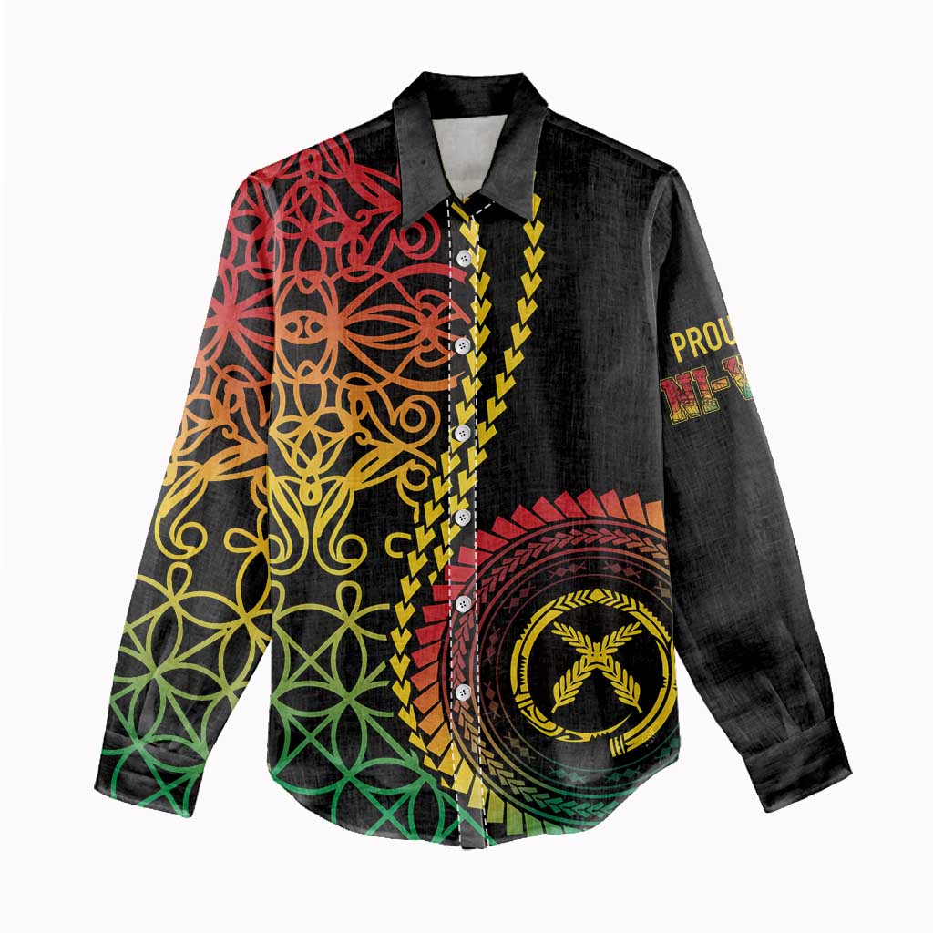 Proudly Ni-Van Sandroing Inspired Classic Style Women Casual Shirt