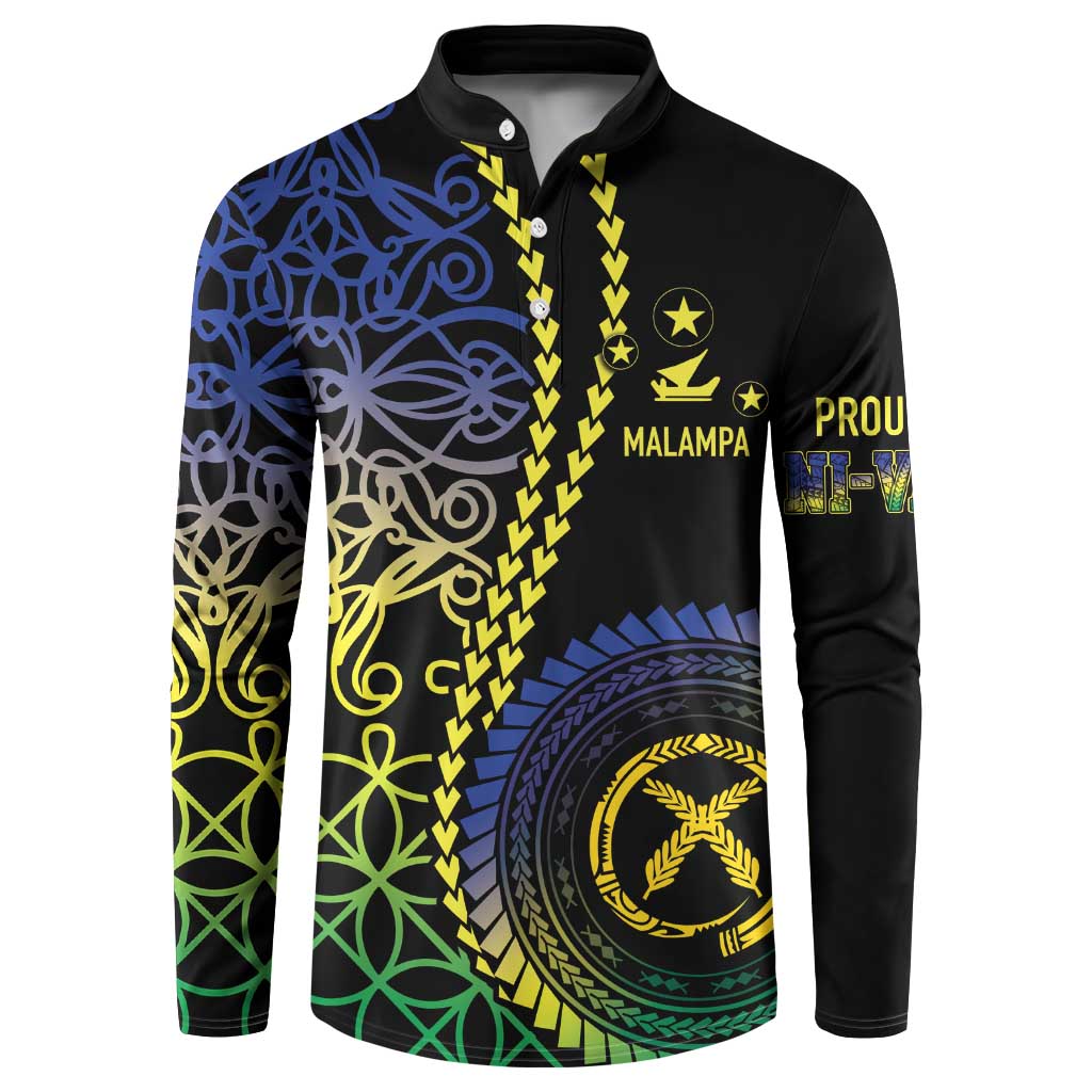 Proudly Ni-Van Sandroing Inspired Button Sweatshirt Malampa Classic Style