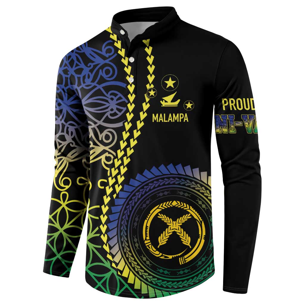 Proudly Ni-Van Sandroing Inspired Button Sweatshirt Malampa Classic Style