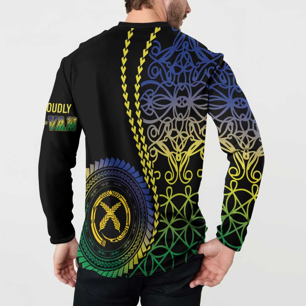 Proudly Ni-Van Sandroing Inspired Button Sweatshirt Malampa Classic Style