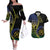 Proudly Ni-Van Sandroing Inspired Couples Matching Off The Shoulder Long Sleeve Dress and Hawaiian Shirt Malampa Classic Style