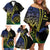 Proudly Ni-Van Sandroing Inspired Family Matching Off Shoulder Short Dress and Hawaiian Shirt Malampa Classic Style