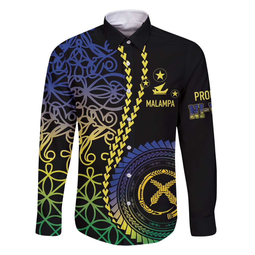 Proudly Ni-Van Sandroing Inspired Family Matching Off Shoulder Short Dress and Hawaiian Shirt Malampa Classic Style