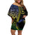 Proudly Ni-Van Sandroing Inspired Family Matching Off Shoulder Short Dress and Hawaiian Shirt Malampa Classic Style