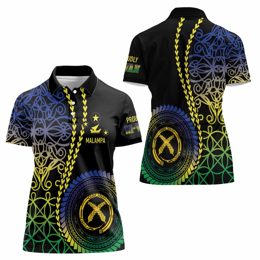 Proudly Ni-Van Sandroing Inspired Women Polo Shirt Malampa Classic Style