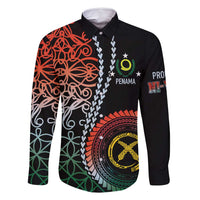 Proudly Ni-Van Sandroing Inspired Family Matching Long Sleeve Bodycon Dress and Hawaiian Shirt Penama Classic Style