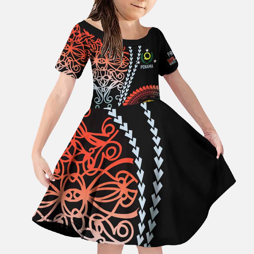 Proudly Ni-Van Sandroing Inspired Family Matching Short Sleeve Bodycon Dress and Hawaiian Shirt Penama Classic Style