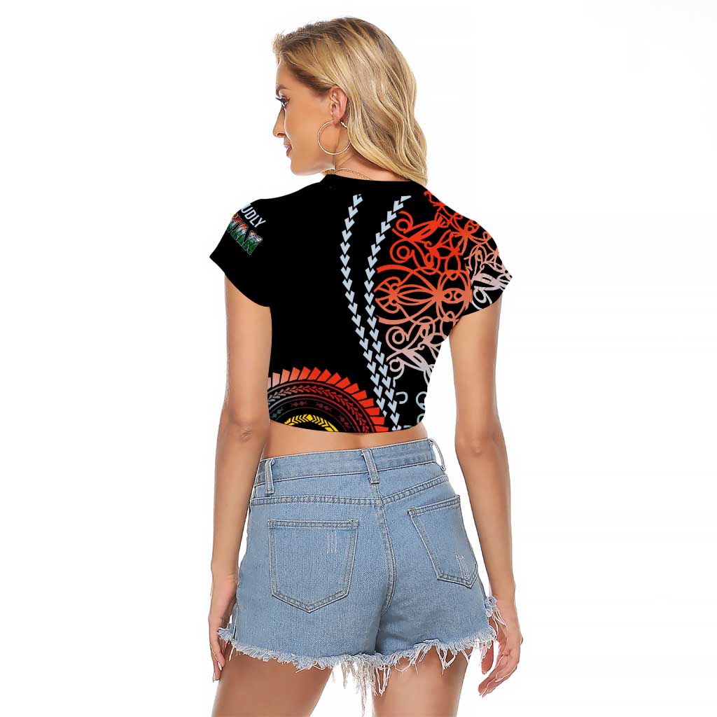 Proudly Ni-Van Sandroing Inspired Raglan Cropped T Shirt Penama Classic Style