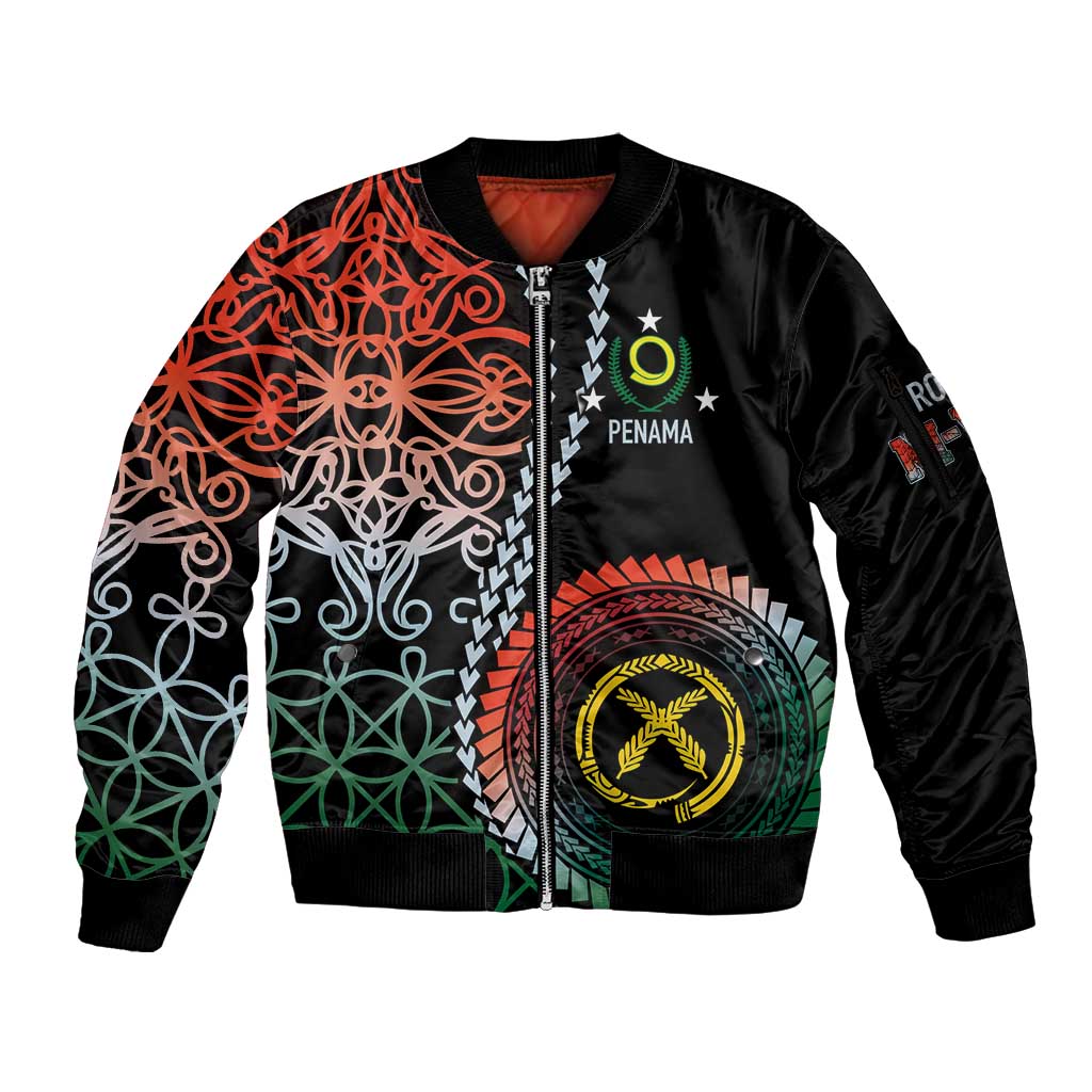 Proudly Ni-Van Sandroing Inspired Sleeve Zip Bomber Jacket Penama Classic Style