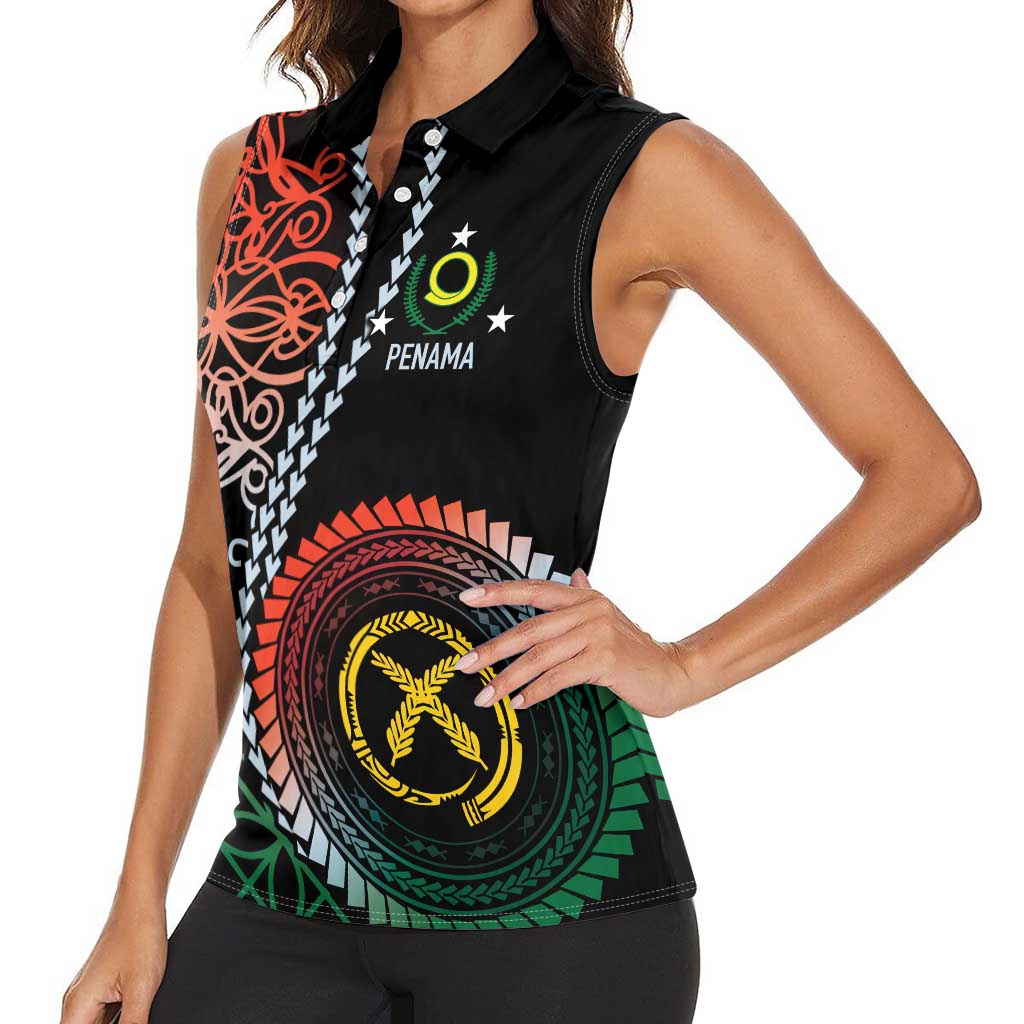 Proudly Ni-Van Sandroing Inspired Women Sleeveless Polo Shirt Penama Classic Style