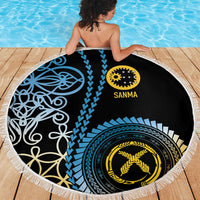 Proudly Ni-Van Sandroing Inspired Beach Blanket Sanma Classic Style