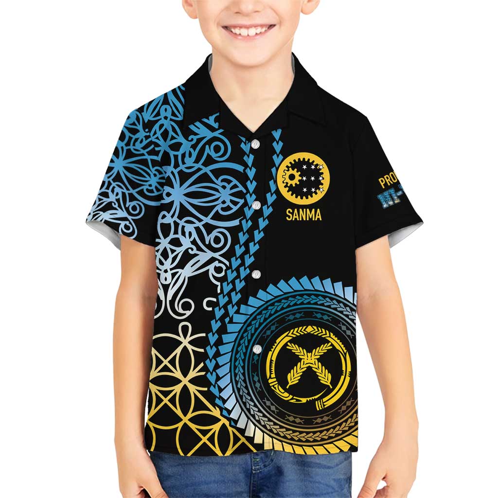 Proudly Ni-Van Sandroing Inspired Family Matching Tank Maxi Dress and Hawaiian Shirt Sanma Classic Style