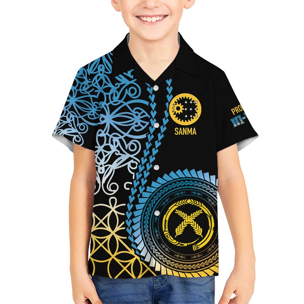 Proudly Ni-Van Sandroing Inspired Kid Hawaiian Shirt Sanma Classic Style
